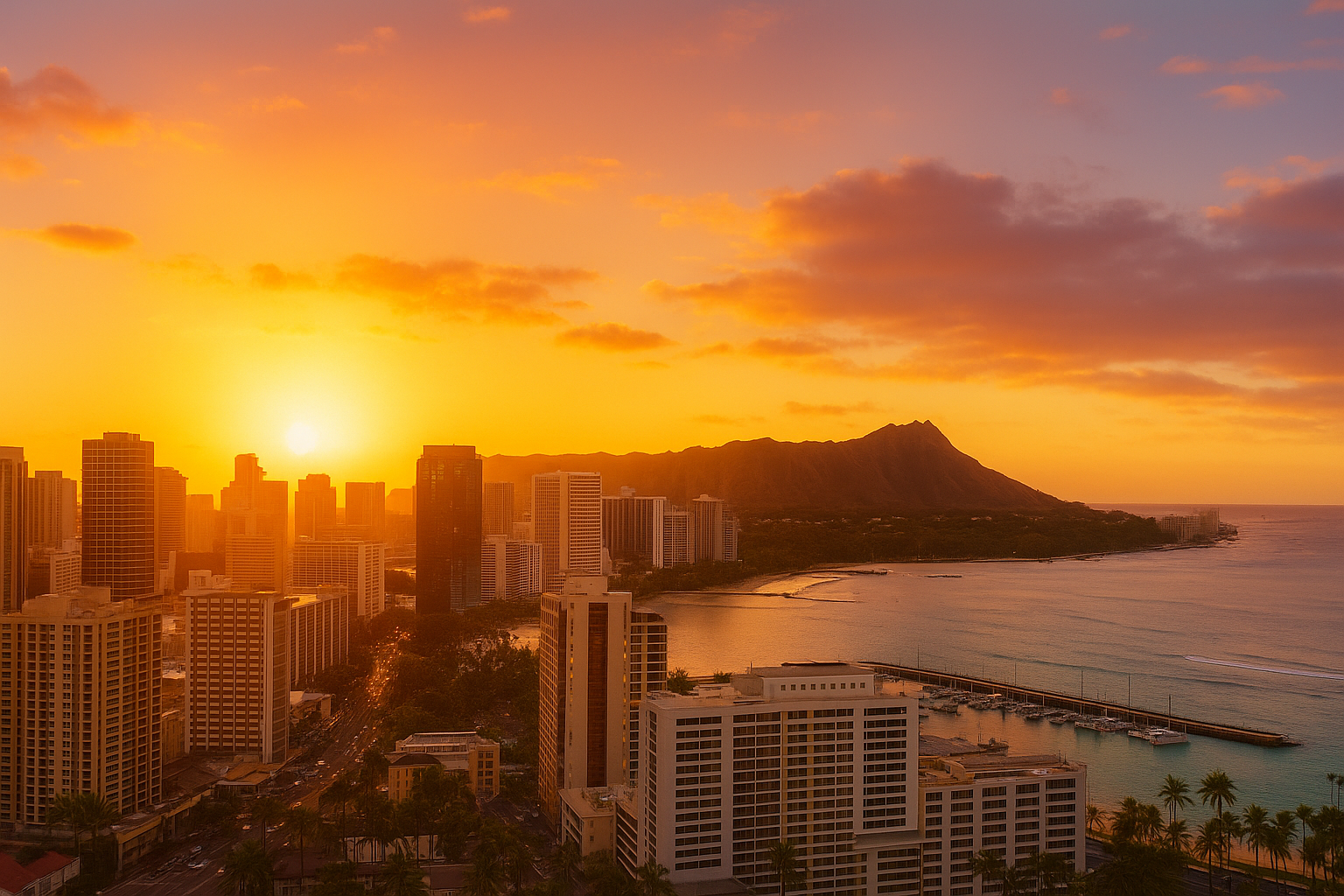 PulseMentor Sunset Background
